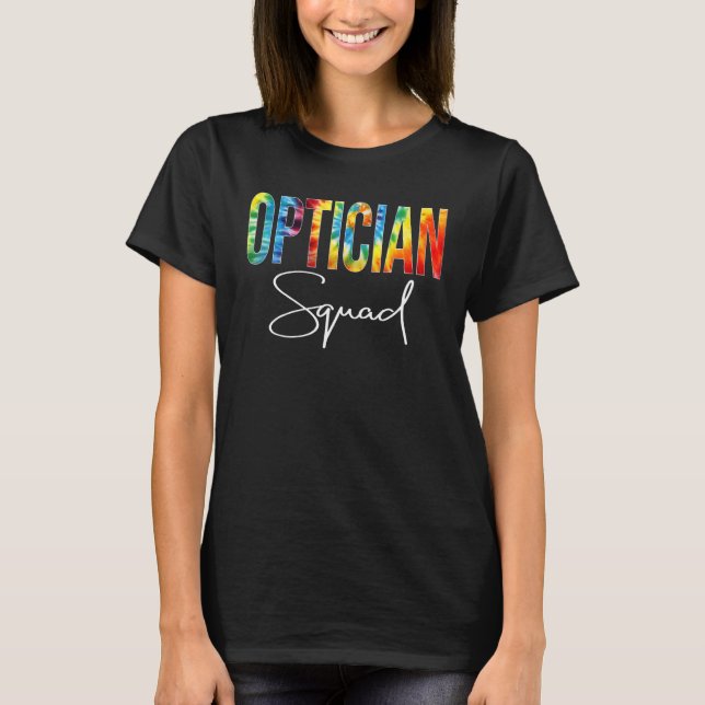 Camiseta Optician Día De Apreciación Del Escuadrón Para Muj (Anverso)