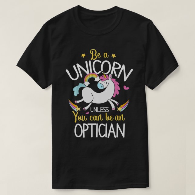 Camiseta Optician Unicorn Funny Optician Outfit G (Diseño del anverso)