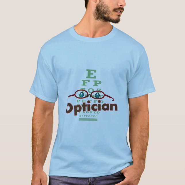 Camiseta Óptico--Regalos de la carta de ojo (Anverso)