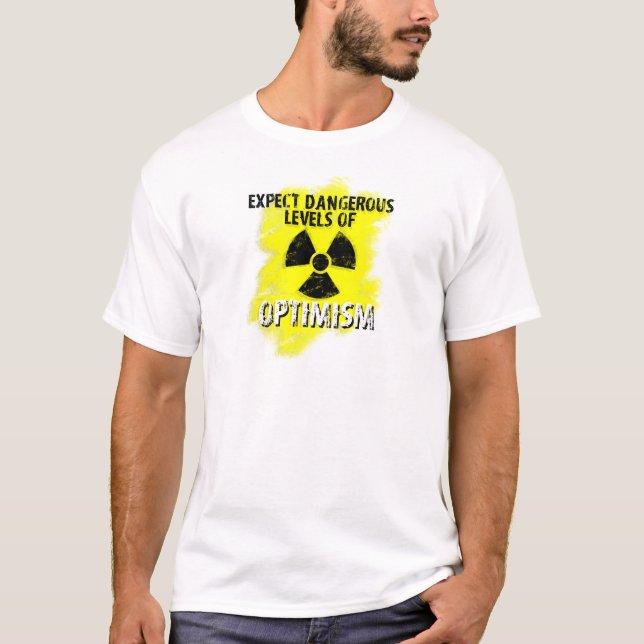 Camiseta optimismo peligroso (Anverso)