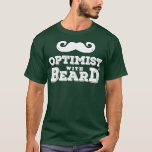 Camiseta Optimista con barba