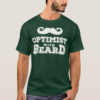 Camiseta Optimista con barba