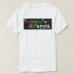 Camiseta "Optimista" en color