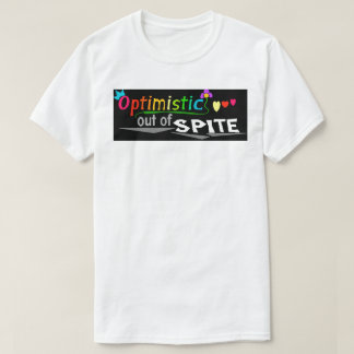 Camiseta "Optimista" en color