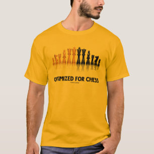 Camiseta Optimizado Para Juego De Ajedrez Reflexivo