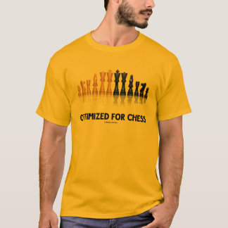 Camiseta Optimizado Para Juego De Ajedrez Reflexivo