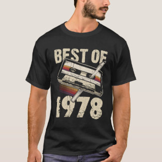 Camiseta Óptimo De Audio Cassette De 1978 46ª 46