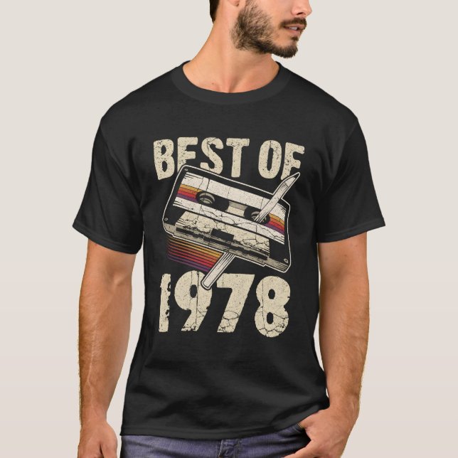 Camiseta Óptimo De Audio Cassette De 1978 46ª 46 (Anverso)