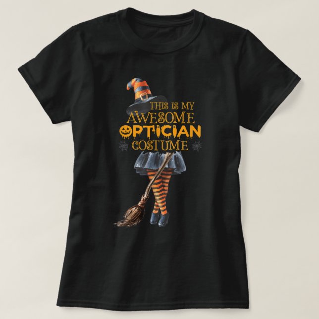 Camiseta Optom Médica oftalmológico de disfraces de Hallowe (Diseño del anverso)