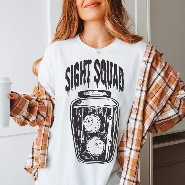 Camiseta Optometría de Halloween, Ojos Sombríos, Opticiario (Subido por el creador)