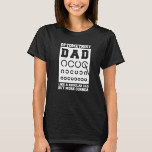 Camiseta Optometría De Hombres Para Un Padre Optemetrista