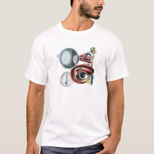 Camiseta Optometría del ilustracion de la anatomía del oj