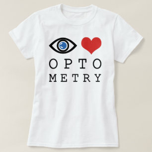 Camiseta Optometría Eye Love