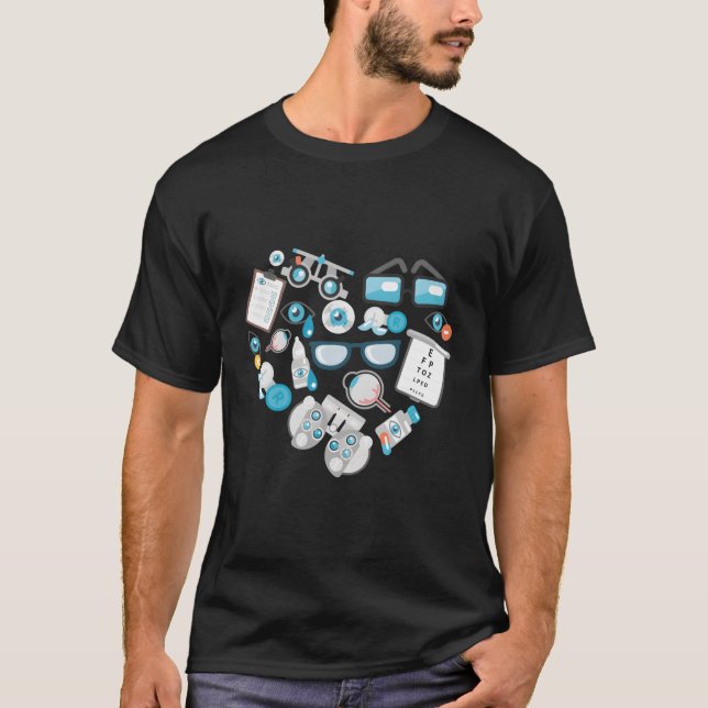 Camiseta Optometría Futuro Optometrista Asistente Óptico Oj (Anverso)