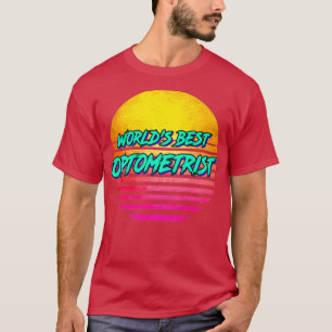 Camiseta Optometría retro de los años 1980 1