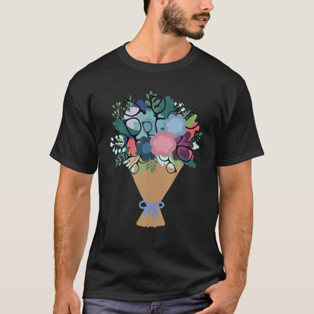 Camiseta Optometrist Eyeglasses Bouquet Opticist Life Eye D (Anverso)