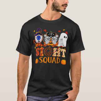 Camiseta Optometrist Halloween Sight Squad Witch Pumpkin Op