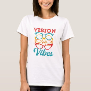 Camiseta Optometrista Optometría Vibes