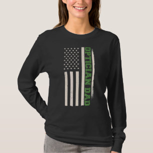 Camiseta Optometrista Patriótica Optometría Oftalmólogo Op