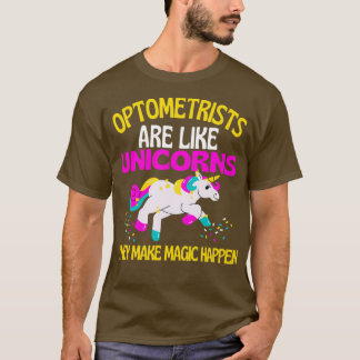 Camiseta Optometrista Unicornio Magnífica Optometría