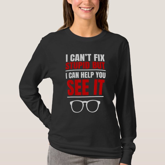 Camiseta Optometristas Óptico Ojo Oftalmólogo Optometr (Anverso)