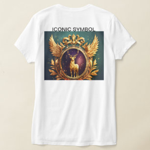 Camiseta Opulento logotipo del Escudo del Laurel de Oro