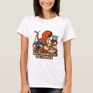 Camiseta Opulpo multitarea en el laboratorio