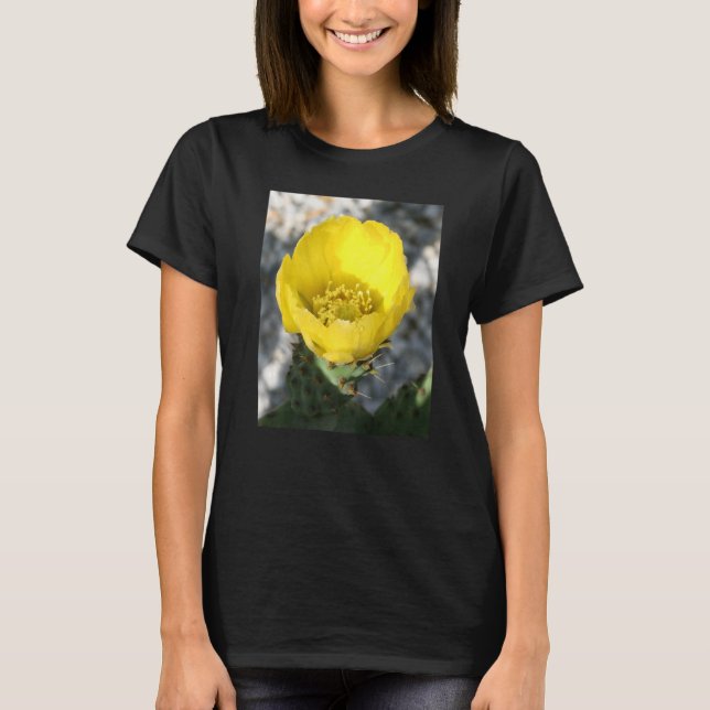 Camiseta Opuntia Ficus-Indica Flor De La Cl Pear Pricky (Anverso)