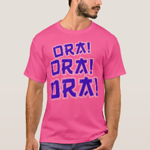 Camiseta Ora Ora Weeb Manga Anime Japón Fans
