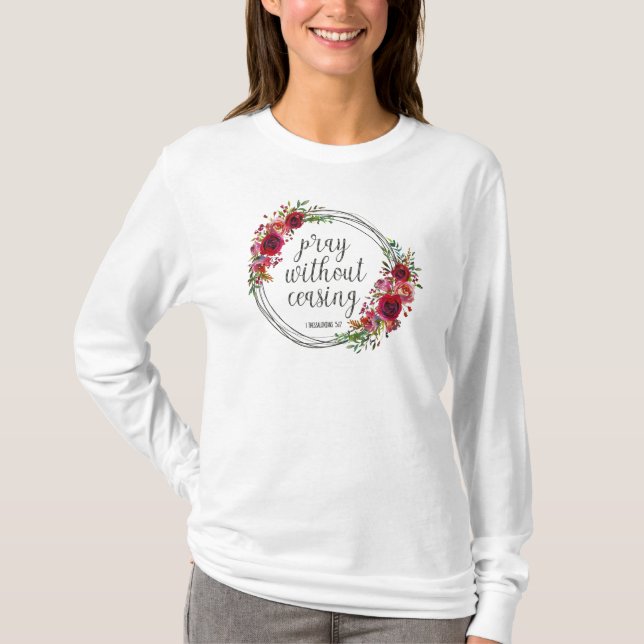 Camiseta Ora Sin Cesar (Anverso)