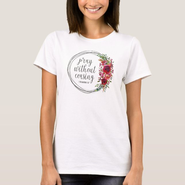 Camiseta Ora Sin Cesar (Anverso)