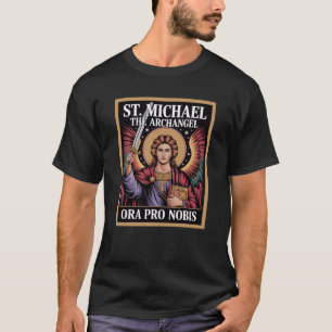 Camiseta Oración al Arcángel San Miguel Patrono Protector