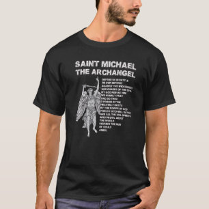 Camiseta Oración al Arcángel San Miguel Tradición Católica