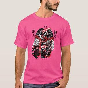Camiseta Oración al Arcángel San Miguel Tradición Católica