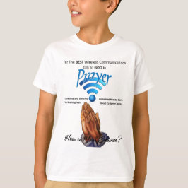 Camiseta Oración: Comunicación inalámbrica