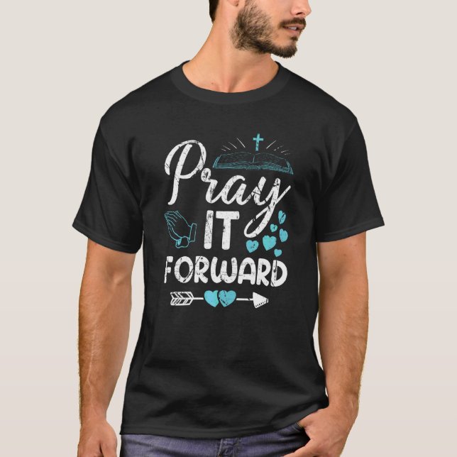 Camiseta Oración Cuidada Reza Dios Jesucristo (Anverso)