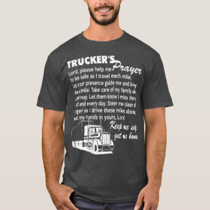 Camiseta Oración de camioneros Regalo de conductor de camió