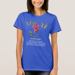 Camiseta Oración de la Serenidad y Mariposa
