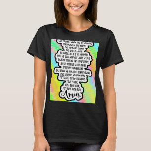 Camiseta Oración de los Lores Oración Amén Mujer Cristiana 