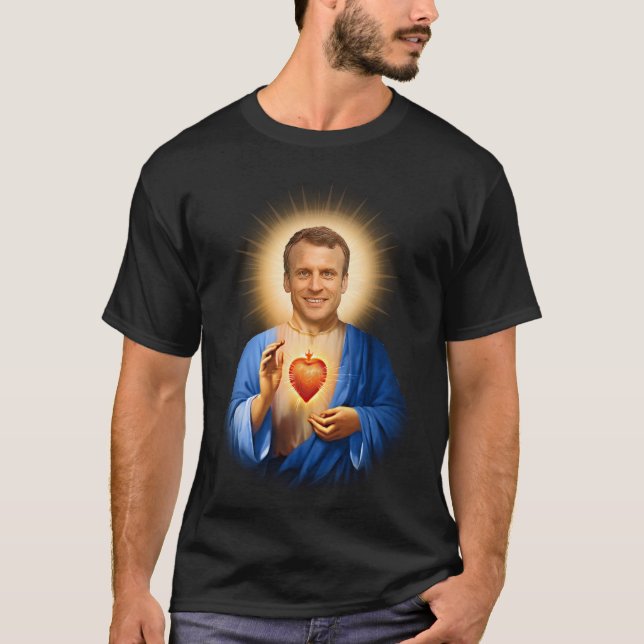 Camiseta Oración de San Emmanuel Macron (Anverso)