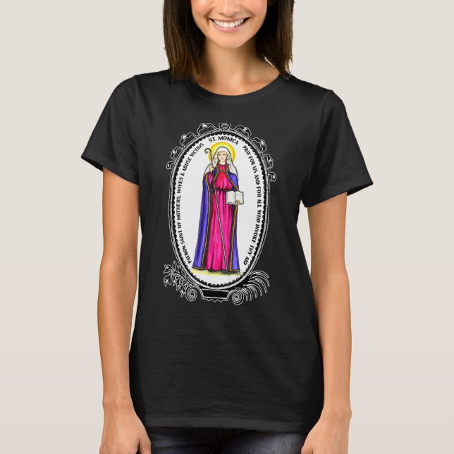 Camiseta Oración de Santa Mónica Víctimas de la Infidelidad (Anverso)