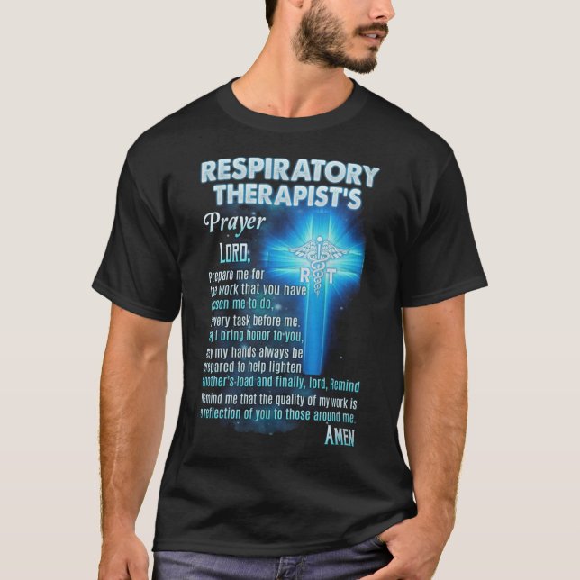 Camiseta Oración de terapeutas respiratorios (Anverso)