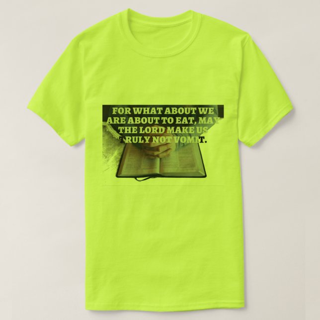 CAMISETA ORACIÓN DE VÓMITO (Diseño del anverso)