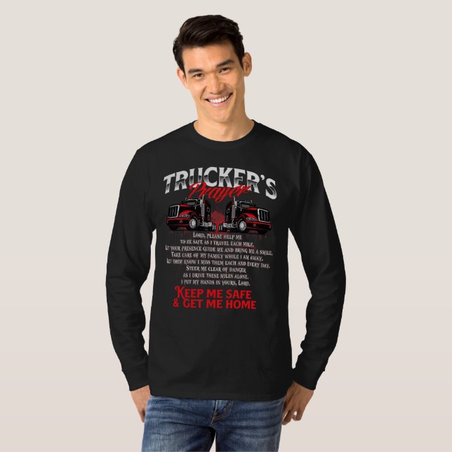 Camiseta Oración del camionero (Anverso completo)