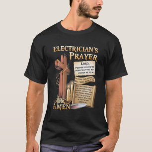 Camiseta Oración del electricista Amen