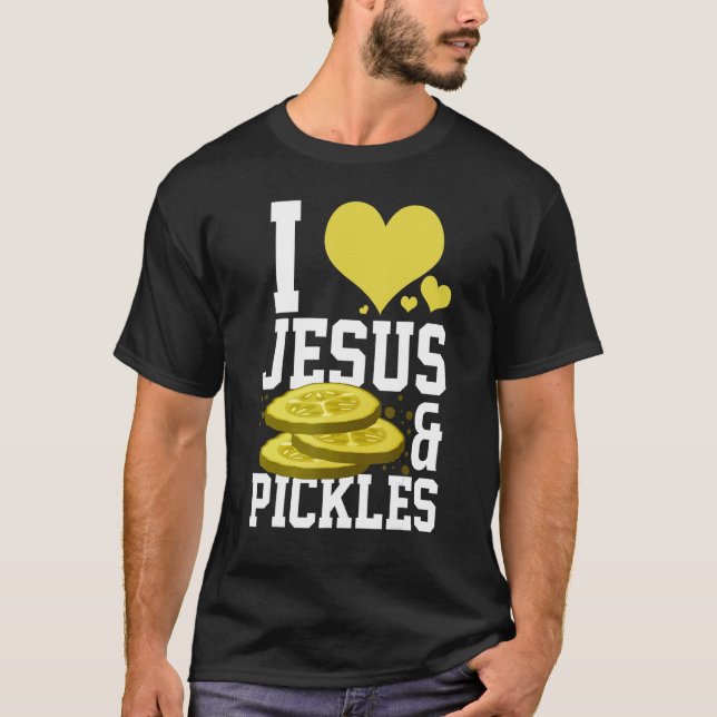 Camiseta Oración inspiradora de la Pickle católica Love Chr (Anverso)