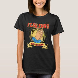 Camiseta Oración Manos Oración Iglesia Dios Fe Esperanza Gr