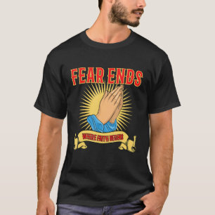 Camiseta Oración Manos Oración Iglesia Dios Fe Esperanza Gr