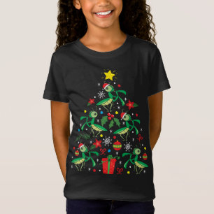 Camiseta Oración Mantis Navidad Ornamento Árbol Divertido N