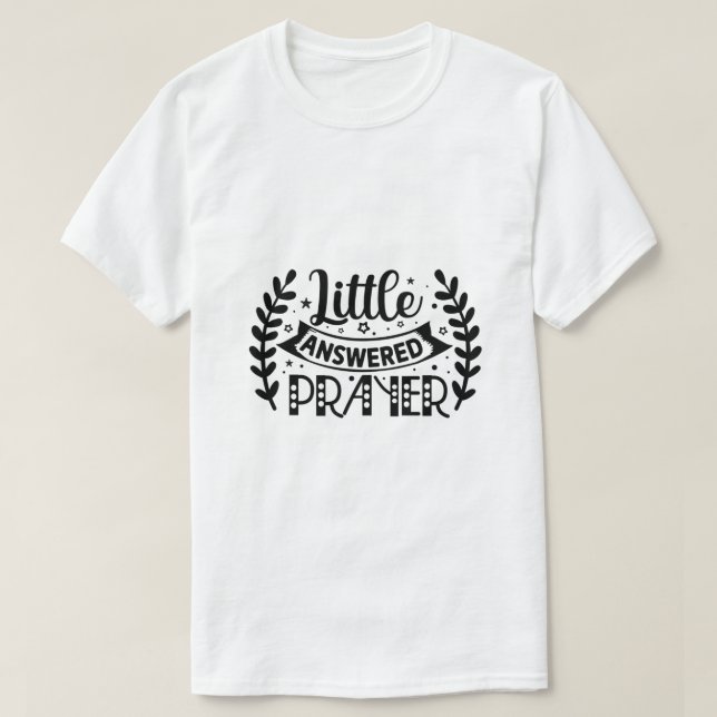 Camiseta Oración Pequeña Respondida (Diseño del anverso)